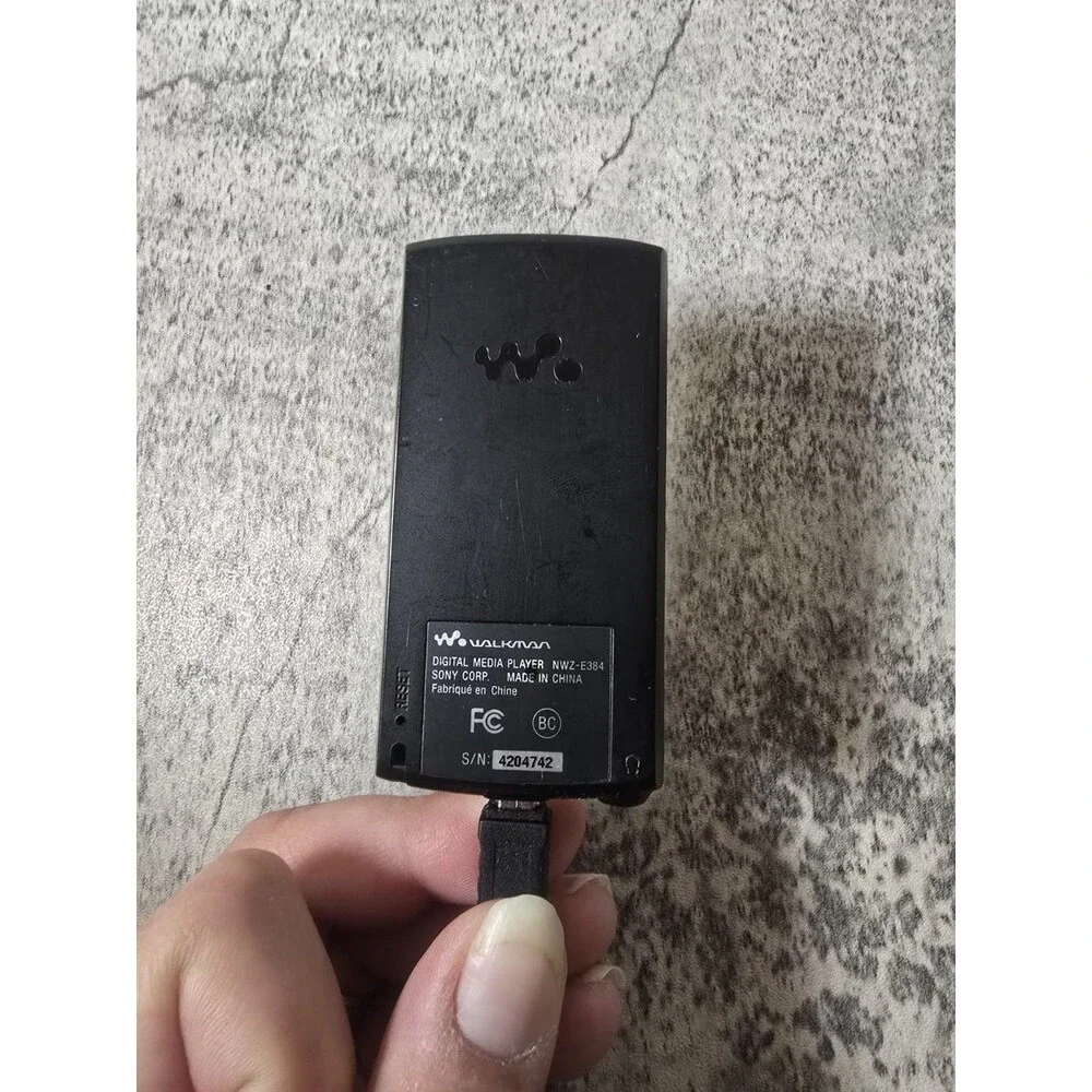 Sony Walkman NWZ-E384 8 GB Black 2.4-inch LCD Handheld MP3 Digital Media Player